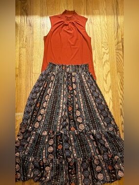 Skirt Set - Autumn Colors